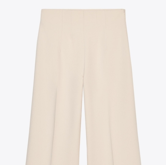 ZARA Women's ZW Collection Culottes(Sand, US M, L/EUR M, L) - Picture 6 of 10